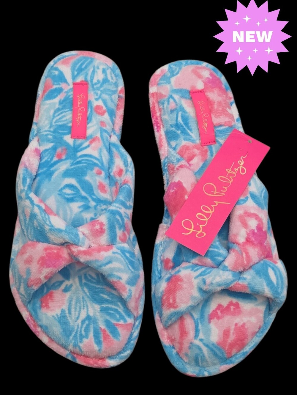 Lilly Pulitzer my little pony slippers women 9/10 us size shoes
